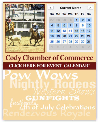 Cody Chamber of Commerce Calendar